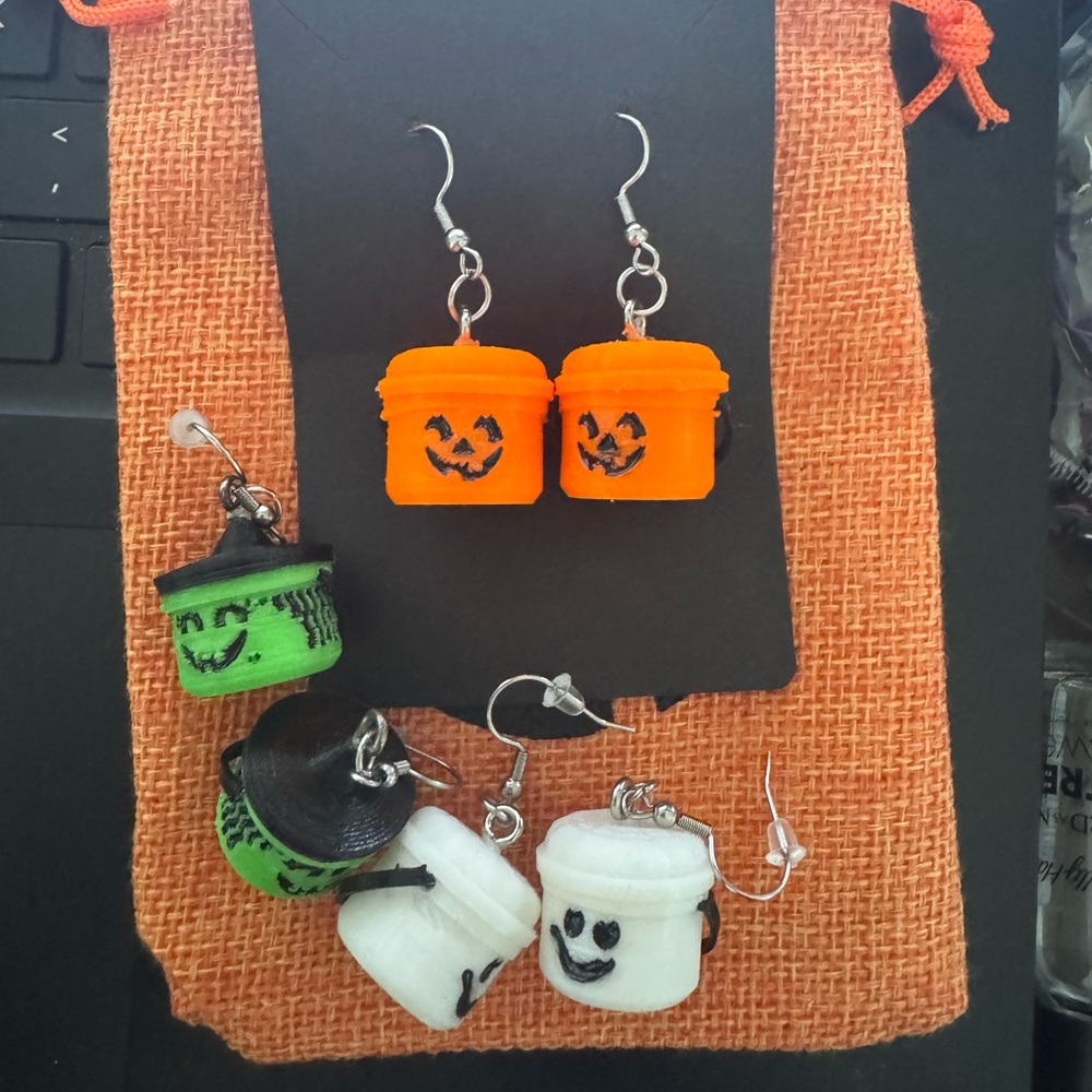 Halloween mcbucket style  Earrings Set